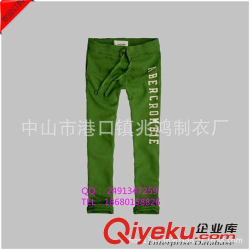 專業(yè)定做韓版修身休閑衛(wèi)褲/純棉運(yùn)動(dòng)型衛(wèi)褲定做/可來圖來樣定做原始圖片2