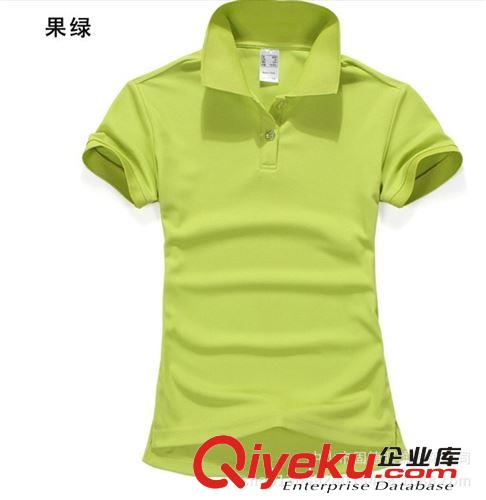 2014春季新款短袖女T恤翻領(lǐng)    廣告t恤促銷服裝定做