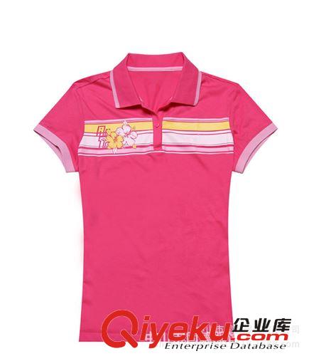 外貿運動T恤女款 運動上衣 翻領 短袖 女   廣告t恤定做