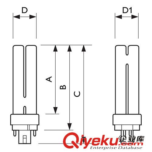 緊湊型節能熒光燈 為專業而設計 細熒光燈管 質量保證 安全可靠原始圖片2
