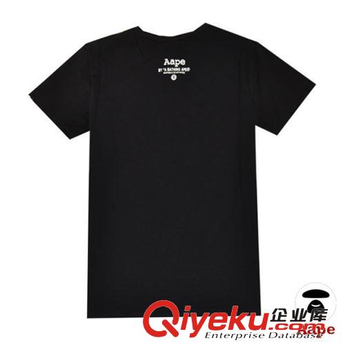 2014夏裝新款余文樂時尚休閑潮牌迷彩猿人頭男士短袖T恤廠家直銷原始圖片3