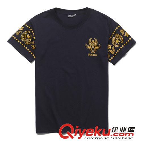 2014新款夏裝潮牌男裝爆爛娘系列 腰果花印花短袖t恤 男裝tee批發原始圖片3