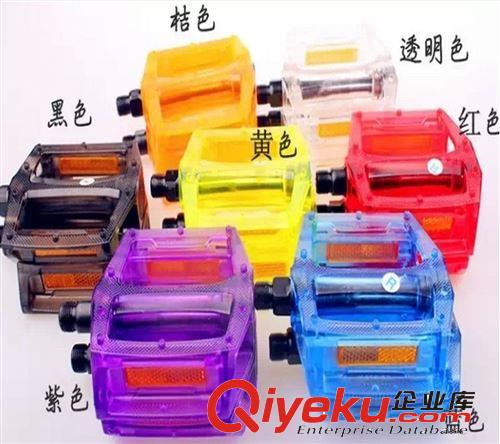 自行車腳踏 高強度PC塑料腳踏板滾珠腳蹬死飛單車果凍腳踏批發