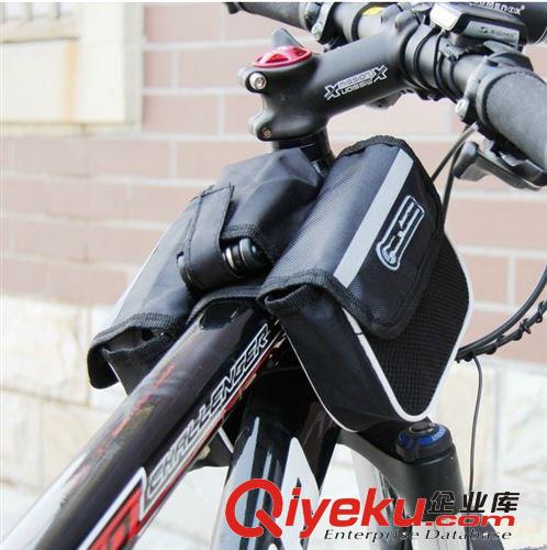 批發(fā)單車雙梁包 自行車包手機山地車梁包上管包包單車騎行裝備包原始圖片3