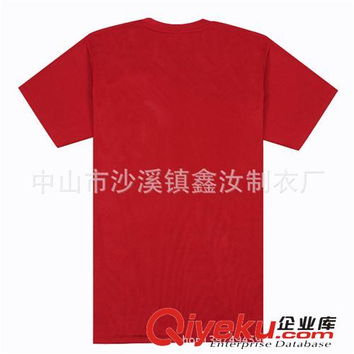 中山廠家訂做做夏季短袖空白T恤 文化衫廣告衫 定制圓領打底衫