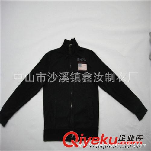 定做長(zhǎng)袖棉抓毛運(yùn)動(dòng)衛(wèi)衣 訂做拉鏈開(kāi)衫立領(lǐng)衛(wèi)衣外貿(mào) 中山工廠定制