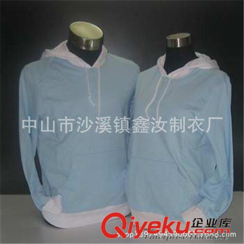 工廠定做時尚休閑外貿空白廣告休閑連帽套頭衛衣定制女裝logo加工