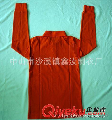 廠家定制時尚男裝POLO 定做外貿(mào)長袖品牌翻領(lǐng)T恤 廣告衫 文化衫
