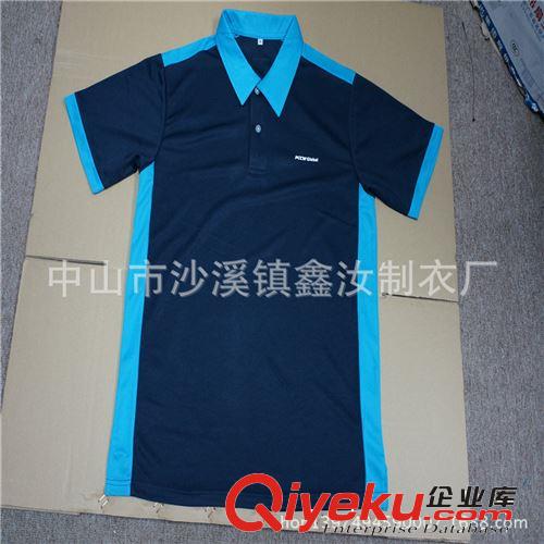 廠家訂做男裝短袖吸濕排汗運動POLO衫 定制外貿翻領撞色球服原始圖片2