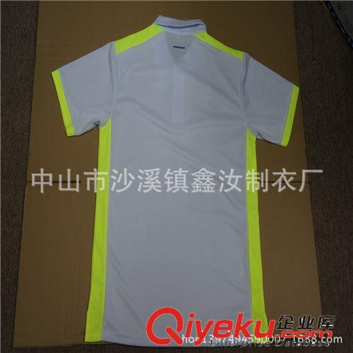廠家訂做男裝短袖吸濕排汗運動POLO衫 定制外貿翻領撞色球服原始圖片3