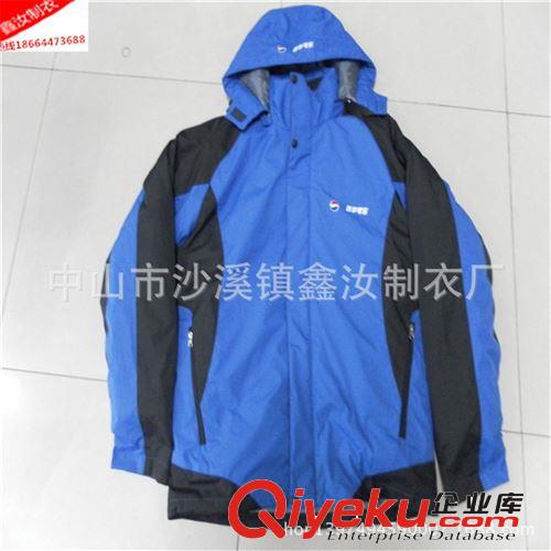 廠家定制男式戶(hù)外運(yùn)動(dòng)風(fēng)衣 訂做外貿(mào)210牛津涂層防水外套原始圖片2