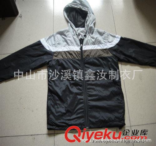 定制超薄尼龍防水皮膚風衣 定做外貿旅游休閑雙層男裝風衣外套原始圖片3
