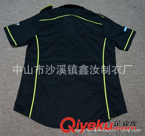 工廠訂做賽車隊服 定制logo翻領男式短袖廣告衫定做mp車隊服裝