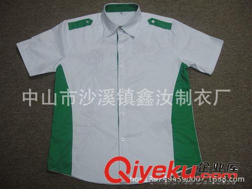 來圖訂做賽車襯衫 定制翻領工作襯衫男式短袖 定做mp車隊服裝原始圖片3