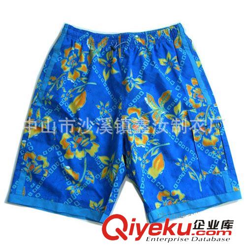 廠家訂做女裝夏威夷沙灘褲 全棉滿版印花熱褲定制 外貿服裝加工原始圖片2
