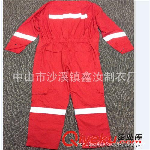 廠家定制連體服 定制外貿男士反光斜紋工裝原始圖片2