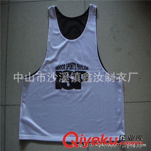 廠家訂做外貿(mào)男式網(wǎng)眼雙層運(yùn)動背心黑色 定制廣告禮品 促銷背心