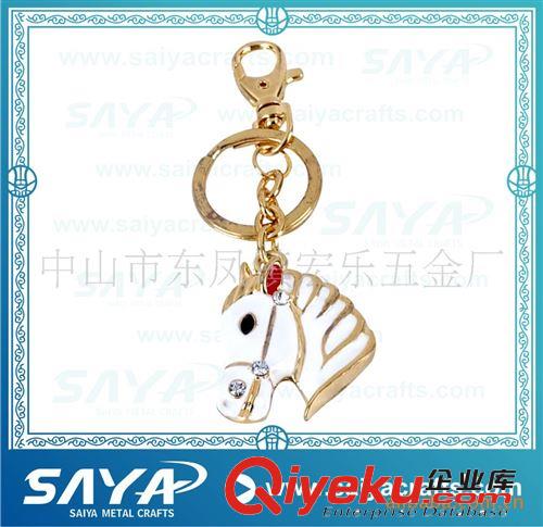 供應(yīng)可愛腳丫形鑲鉆色膠鎖匙扣，鉛錫合金金屬鑰匙扣，時(shí)尚鑰匙扣原始圖片2