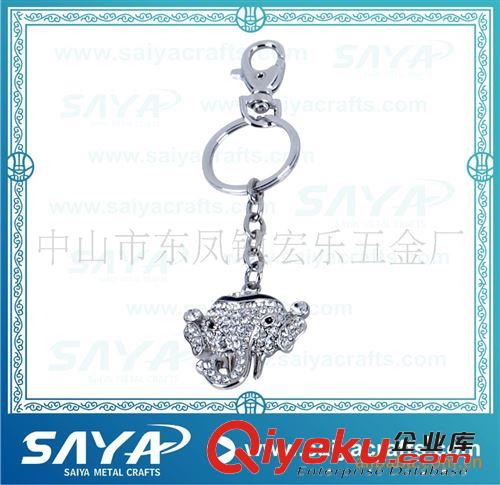 供應(yīng)可愛腳丫形鑲鉆色膠鎖匙扣，鉛錫合金金屬鑰匙扣，時(shí)尚鑰匙扣原始圖片3