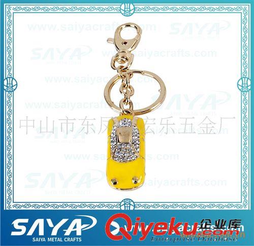 廠家直銷保齡球鑲鉆金屬鑰匙扣，鉛錫合金時尚鎖匙扣，鑰匙扣原始圖片3
