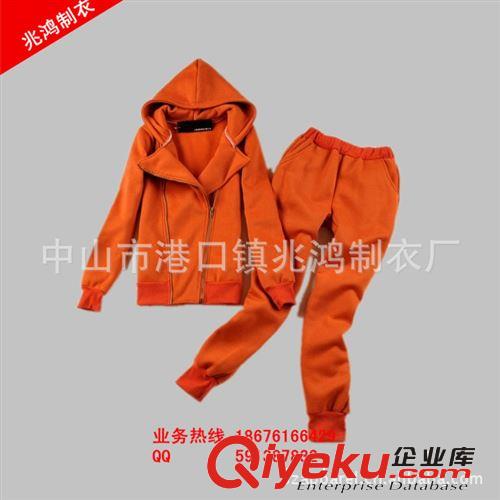 工廠定做衛衣休閑運動套裝 熱轉印衛衣休閑運動套裝