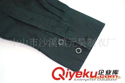 外貿(mào)服裝廠定做韓版時尚全棉撞色長袖襯衫男 撞色門襟