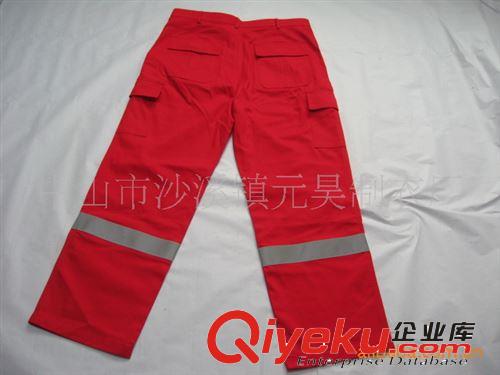 廠家直供全棉紗卡反光工作褲 防護工裝原始圖片2