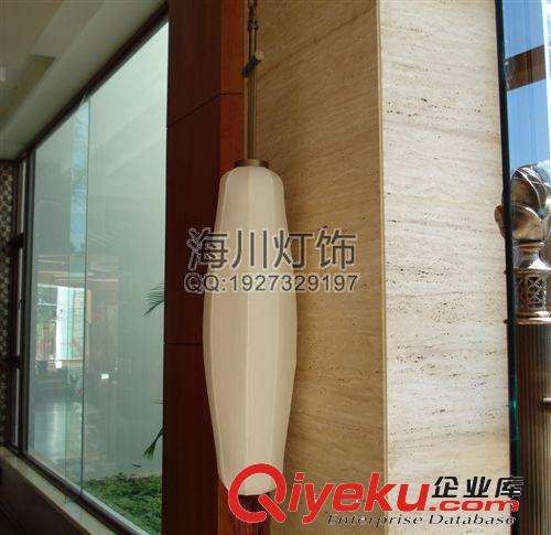 廠家定制美容院大廳布罩吊燈原始圖片2