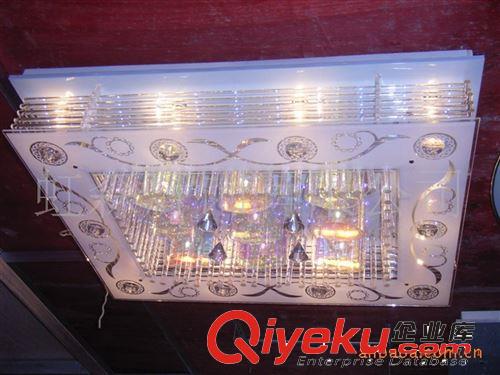 燈具/現(xiàn)代燈/平板燈/客廳燈/大廳燈/LED水晶遙控燈吸頂燈原始圖片2