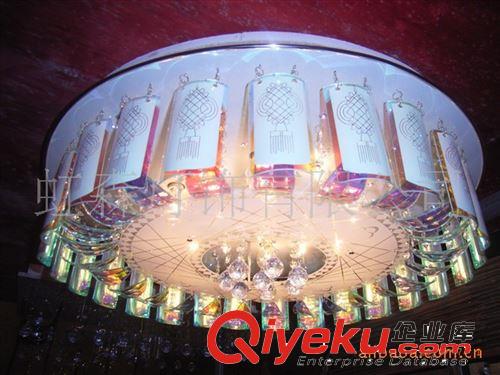 燈具/現代燈/平板燈/客廳燈/大廳燈/LED水晶遙控燈吸頂燈原始圖片3