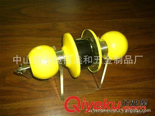 587 cylindrical lock yellow finish球形門鎖