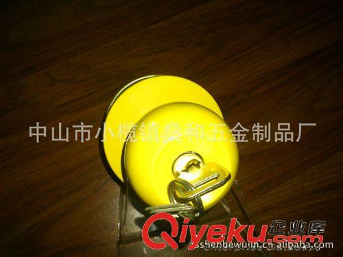 587 cylindrical lock yellow finish球形門鎖