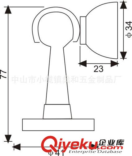 門吸8804不銹鋼原始圖片2