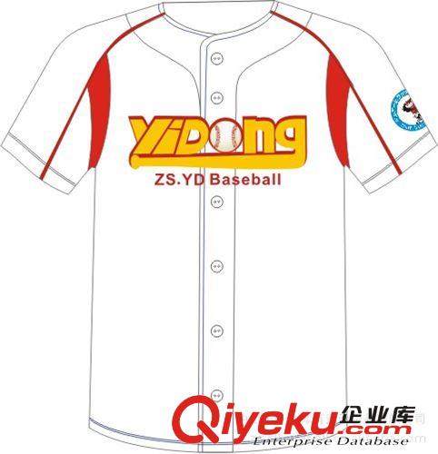 【中山一動】男女士棒壘球服訂做 滌綸短袖透氣排汗 廠家供應原始圖片2