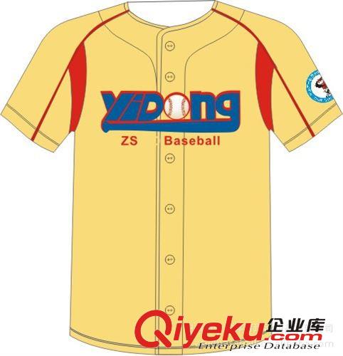 【中山一動】男女士棒壘球服訂做 滌綸短袖透氣排汗 廠家供應原始圖片3