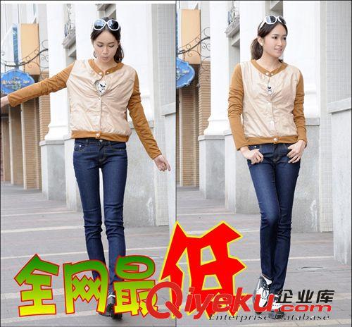 2013春夏新款女裝超靚妹清爽簡單大方素色翻腳邊牛仔短褲