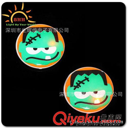 發(fā)光玩具 閃光胸針胸章  節(jié)日裝飾品  各種形狀 可定制原始圖片3