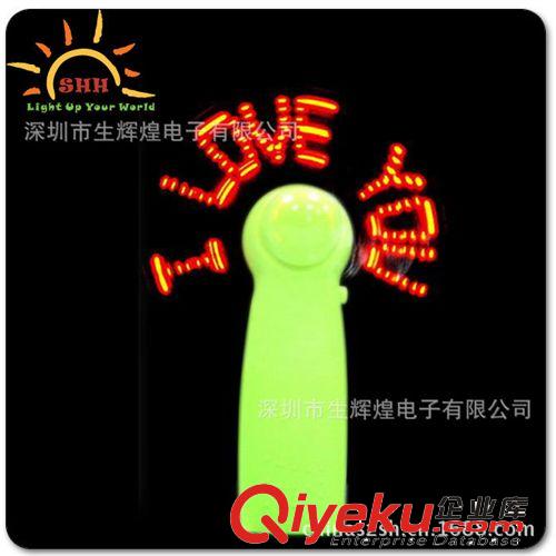 新奇特發(fā)光禮品/迷你手持閃字風(fēng)扇/LED扇原始圖片2