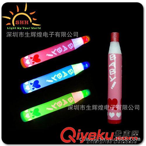 七彩發(fā)光閃光泡沫led熒光海綿棒 演唱會(huì)道具用品原始圖片2