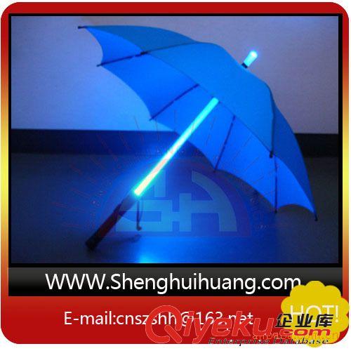 LED直棒發(fā)光雨傘  禮品雨傘 時(shí)尚創(chuàng)意雨傘 LED傘