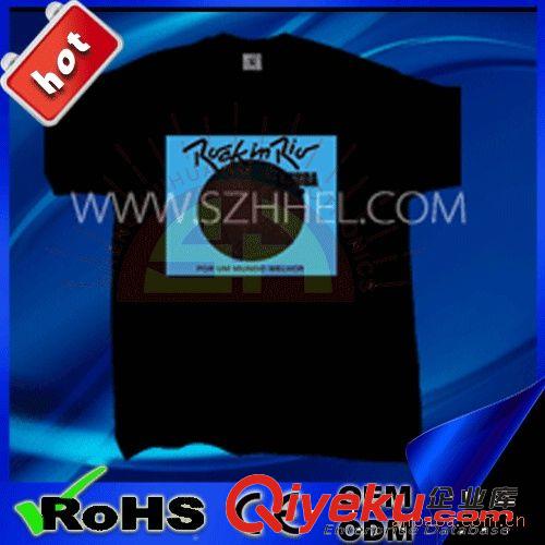 廠家直銷  各款冷光衣服，冷光T恤.冷光產品 跟著音樂節奏閃動原始圖片3