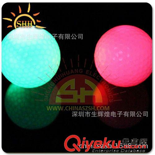 批發單色雙色彩色 高爾夫球 夜光閃光高爾夫球原始圖片3