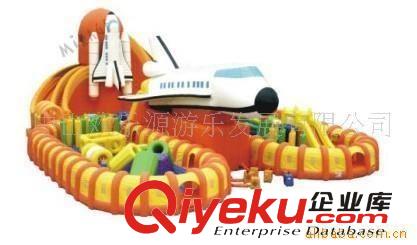 大型充氣玩具 太空基地 充氣跳床 開心樂園 充氣滑梯CQ1001原始圖片2