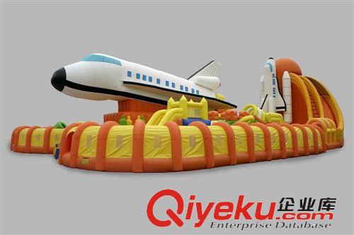 大型充氣玩具 太空基地 充氣跳床 開心樂園 充氣滑梯CQ1001原始圖片3