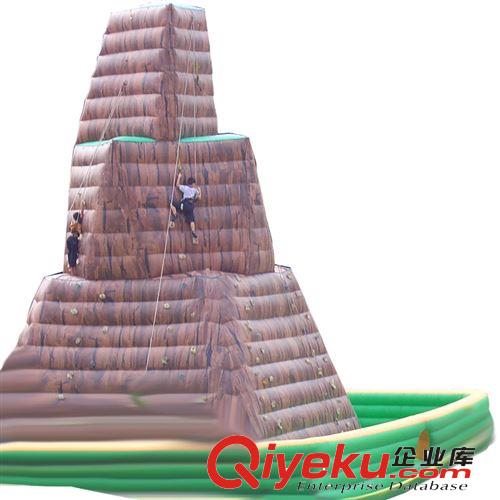 專業生產 大型休閑室外玩具充氣攀巖墻 組合滑梯 兒童游藝設施