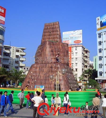 大型仿真室外充氣攀巖墻 刺激游藝運動供應 顏色款式多樣批發原始圖片2