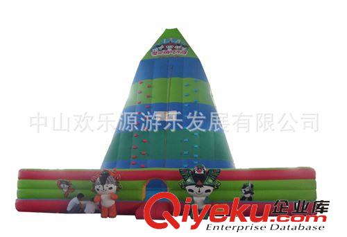 專業生產 大型休閑室外玩具充氣攀巖墻 組合滑梯 兒童游藝設施原始圖片2