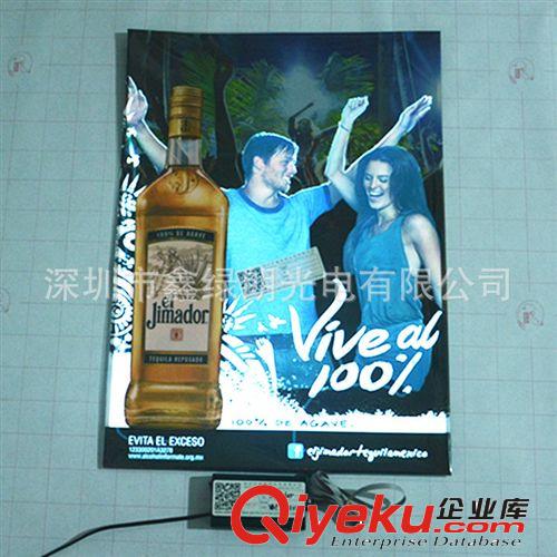 廠家直銷 EL閃動發(fā)光廣告牌，燈箱原始圖片2
