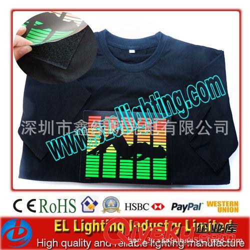 EL發光T恤，EL- T-shirt 音樂T恤 閃光T恤 酷閃T恤，美碼T恤原始圖片2