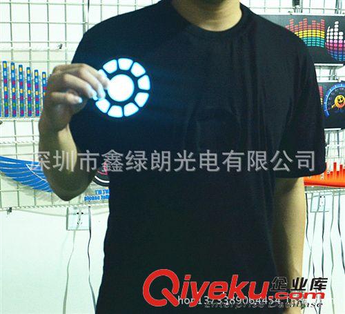 EL發光T恤，鋼鐵俠服飾，深圳廠家長期供應配專業無線驅動器原始圖片3